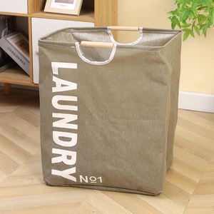 New Custom Large <b>Laundry</b> <b>Basket</b> Foldable Clothes Organizer Fabric Storage <b>Laundry</b> Hamper <b>Bag</b> with Handle - Product Image 1
