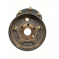 Tambour de frein de 180 mm pour tricycle, 6 trous intérieurs, 5 trous extérieurs, moyeu de roue arrière, pot de frein à tambour pour pièces de tricycle à 3 roues