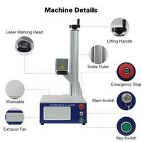 Máquina de Marcado Láser de Fibra 3D PerfectLaser de 20W, 30W, 50W y 60W para Grabado Profundo en Metal y Piedra, Tallado en Relieve, Grabador Láser de Escritorio