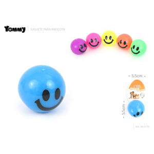 Palla Luminosa LED per Animali Domestici con Faccina Sorridente, Diametro 5,5 cm Giocattolo interattivo e di movimento - Product Image 1