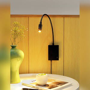 2W Schwanenhals-Lese lampe C/w USB-Anschluss für Innenwand-LED-Leuchten für Innenwand leuchten - Product Image 5