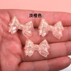 Acrylique sirène Dazzle arc bricolage crème colle accessoires épingle à cheveux grotte chaussures 3D patch fabricants en gros - Product Image 5