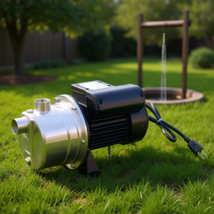 Bomba de chorro para pozos poco profundos de 3/4 HP, 110 V/60 Hz, de acero inoxidable, para riego de césped y drenaje de agua - Product Image 2