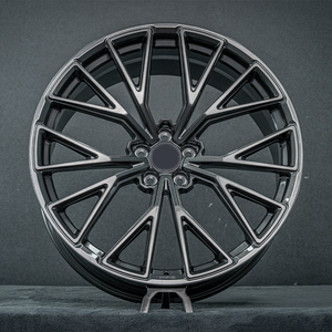 Nouvelles jantes forgées 17, 18 et 19 pouces, finition gris anthracite foncé, concaves, ET 20 mm, monobloc, 5x112, 5x114.3, 5x120 pour voitures particulières - Product Image 3