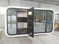 Cabine de bureau de jardin personnalisée, abri de bureau extérieur prêt à l'emploi dans la cour
