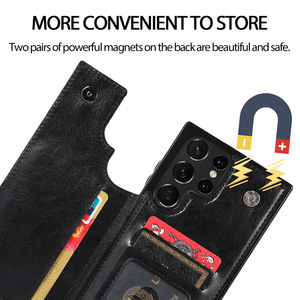 Nuova custodia <span class=keywords><strong>per</strong></span> telefono con <span class=keywords><strong>Cover</strong></span> posteriore in pelle <span class=keywords><strong>per</strong></span> portafoglio con Slot <span class=keywords><strong>per</strong></span> schede <span class=keywords><strong>per</strong></span> <span class=keywords><strong>Samsung</strong></span> Galaxy S23 S22 S21 <span class=keywords><strong>Ultra</strong></span> A52 <span class=keywords><strong>Note</strong></span> 10 <span class=keywords><strong>Note</strong></span> <span class=keywords><strong>20</strong></span> <span class=keywords><strong>Ultra</strong></span> - Product Image 4