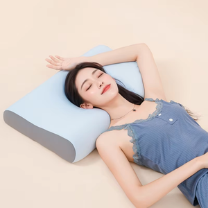 Oreiller ergonomique Contour Wave pour lit d'hôtel Silicone innovant de qualité <span class=keywords><strong>alimentaire</strong></span> Lavable en machine Respirant pour un sommeil d'allaitement confortable - Product Image 5