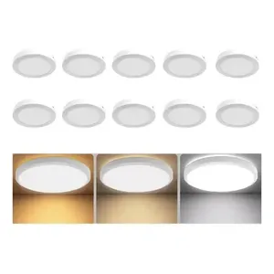 18W lampada a LED a montaggio superficiale calda luce neutra bianca 10 Pack Pack per illuminazione interna - Product Image 4