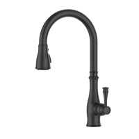 Robinet de Design moderne en or Rose brossé de haute qualité pour évier mitigeur d'eau chaude et froide évier robinet de cuisine à tirette