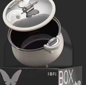 Lovfe nồi nấu ăn gia đình mới mũm mĩm Nồi áp suất chống dính siêu nhỏ tráng men cho súp và món hầm - Product Image 2