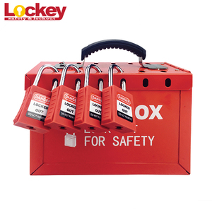 Xách tay Red Thép An Toàn/Lô Loto Ổ Khóa Nhóm Khóa Tagout Hộp - Product Image 6