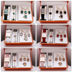 2026 Women Watch <b>Gift</b> Set Quartz Watch Earrings Necklace Ring Bracelet Set <b>Gift</b> with Box - Product Image 4