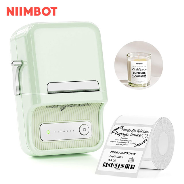 NiiMbot B21 New Design Phone Photo Mini Smart Printer Wireless Thermal Label Rolls Printer
