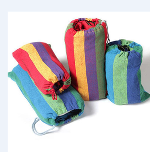 Hamac pour le jardin, les sports, le voyage, le camping, la balançoire, la toile et les rayures Hamac portable pour l'extérieur - Product Image 5