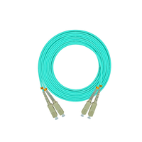 FTTMAX OM3/OM4 SM/G652D Çok Modlu 50/125 LC/LC 10Gb 40Gb PVC Kılıflı Fiber Optik Patch Kablosu Özel Uzunlukta FTTX POE 5G