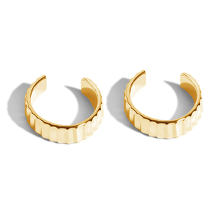 Unique Design <strong>Earrings</strong> 925 Sterling Silver <strong>Infinity</strong> Ear Cuff Gold Plated Cuff <strong>Earrings</strong> - Product Image 1
