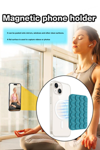 Magnetic Phone Holder Silicone Back Plate With Strong Adsorption Force For Mobile Phone Mounting - Product Image 2