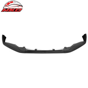 Convient pour Lexus GS350 2013-2015, lèvre de pare-chocs avant style IKON, noir brillant - Product Image 1