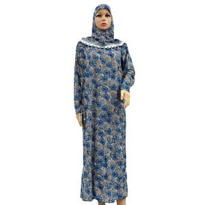 Vêtements de prière pour femmes musulmanes, robe Kaftan 1 pièce avec Hijab attaché, Islam à capuche, Abaya dubaï <span class=keywords><strong>Djellaba</strong></span> Pakistan Turban - Product Image 5