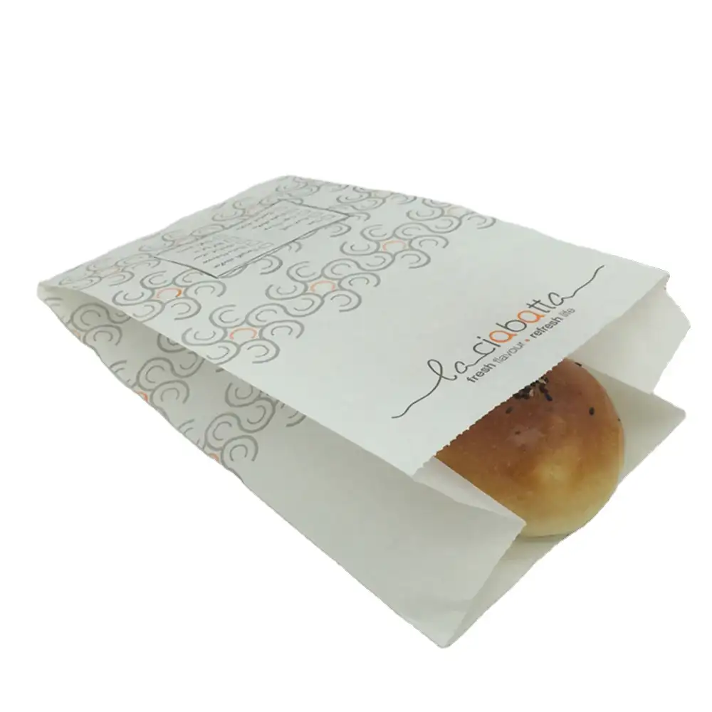 Рулон белых бумажных сэндвич-пакетов по индивидуальному заказу