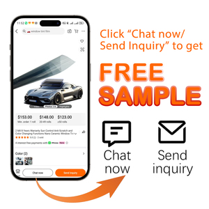 Nhà sản xuất mẫu miễn phí mới nhất màu hồng tím màu kính chắn gió Tint Tắc Kè Hoa cửa sổ chống trầy xước Tắc Kè Hoa Tint 85% vlt - Product Image 2