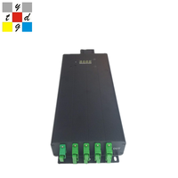 Mini amplificateur optique EDFA 1550nm 8 ports 16dBm à fibre dopée à l'erbium, faible bruit pour OLT CATV FTTH