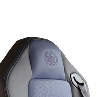 Housse de siège de camion en similicuir personnalisable, ensemble complet |   Sewing artisanal |   Options multi-tissus |   Ajustement universel commercial |