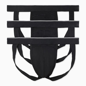 CELINNE Vente en gros de sous-vêtements noirs pour hommes à dos ouvert, string en coton ammoniacal, caleçon sexy pour homme - Product Image 3