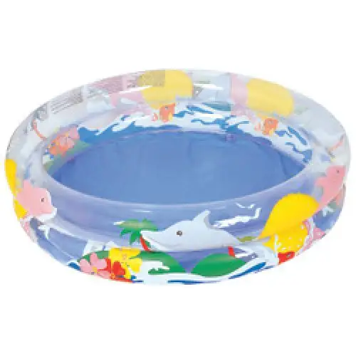 Summer Swim Fun Kids Vinyl Inflatable Sea World Pattern Swimming Pool Wading Pool Paddling Pool