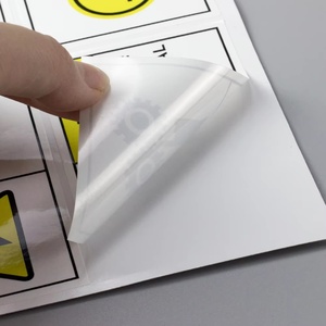 Hoogwaardige op maat gemaakte holografische oliebestendige UV-bestendige <span class=keywords><strong>3M</strong></span>-kleefstof hittegevoelige duurzame matte transparante PC-etiketten voor bedieningspaneel - Product Image 4