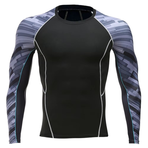 Manufacture Men Wear Rash Guard Breathable Softness Wear <b>Long</b> <b>Sleeves</b> <b>Swim</b> Surfing Custom Rash Guard for Men - Product Image 1