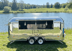 รถขายอาหารเคลื่อนที่พร้อมครัว โครงสร้างไฟเบอร์กลาส บริการขายไอศกรีมและขนม - Product Image 2