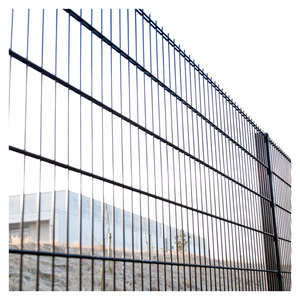 Deutschland Standard <span class=keywords><strong>Anthrazit</strong></span> RAL7016 Twin Wire Mesh Zaun platte 656 868 Verzinkter PVC-Rahmen Double Rod Residential 3D Modeling - Product Image 3