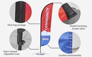 Bandera de Lágrima Resistente a la Intemperie de Alta Visibilidad con Temática de Acción de Gracias, Personalizada para las Ventas de Acción de Gracias - Product Image 5