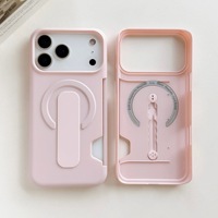 Nouveaux modèles en différentes couleurs, étui de téléphone portable magnétique givré avec porte-cartes pour iPhone 18/17/Pro Max avec fonction support