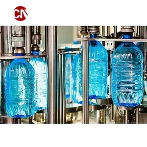 Máquina de processamento de água mineral potável pura para garrafas plásticas totalmente automática