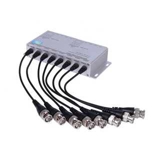 8 ch BNC إلى UTP Cat5/5e/6 كابل 720P 1080P 5mp 8mp HD فيديو balun جهاز الإرسال والاستقبال - Product Image 5