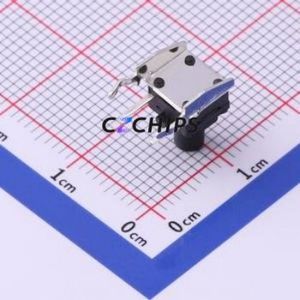 TS-1009-A10B3-D2-T2 Tactile Switch Through hole Switch Single Pole Single Throw Round Button 2.5N Right Angle Insert - Product Image 2