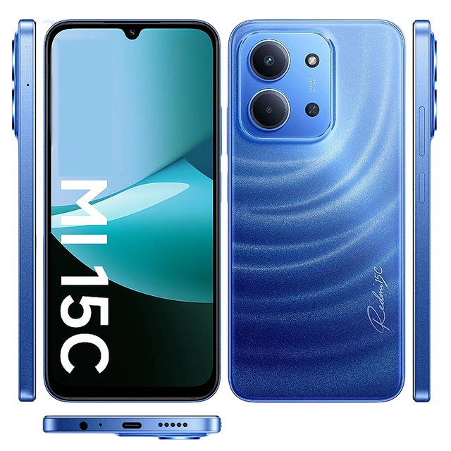 Unlocked Original Mobile Phones 15C Dual SIM Celular Global Version 4G Smartphone for Redmi 15C 128GB/256GB 50MP Camera