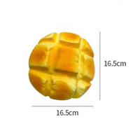 Jouet Squishy Géant Ananas 2026, Jouet Anti-Stress en PU à Remontée Lente en Forme de Pain pour Soulager le Stress, Vente en Gros