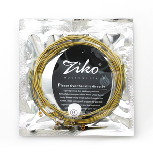 סט מיתרים לגיטרה אקוסטית ZIKO, פליז, נחושת-זרחית, ליבה מפלדת פחמן גבוהה, סיטונאי - Product Image 4