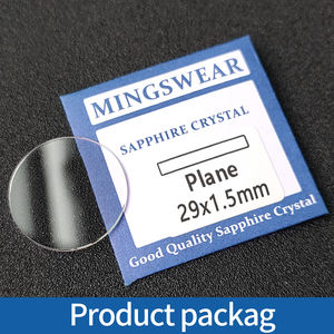 แซฟไฟร์แบนหนา1.5มม. 18-29.5มม. อุปกรณ์ซ่อมคริสตัลนาฬิกาพื้นผิวกระจก - Product Image 6