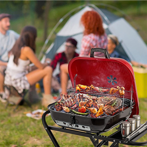 Barbecue portable mini pliable en acier inoxydable au charbon de bois pour restaurants coréens, usage commercial et camping - Product Image 4