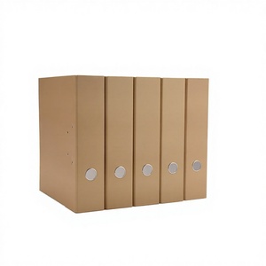 Porte-documents <span class=keywords><strong>suspendu</strong></span> en papier <span class=keywords><strong>kraft</strong></span> personnalisé avec clip à ressort métallique pour documents professionnels - Product Image 2