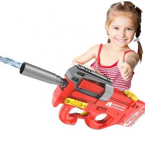 Электрический водяной пистолет с питанием от батареи Автоматический водяной пистолет Супер-водяной пистолет играть в воду игры Открытый Пляж летние игрушки - Product Image 3