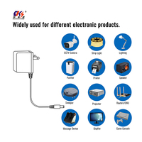 9V 1,3A 12W Netzteil Adapter AC 100-240V zu DC 9 Volt 1,3 Ampere 11,7W DC-Buchse 5,5*2,1/5,5*2,5mm Anschluss Stecker-Netzteil