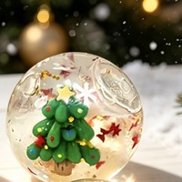 Boule de neige Squishy de Noël en maltose scintillante à remontée lente, anti-stress, cadeau fantaisie, cadeau de fête, vente en gros