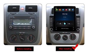 Système Android 13.0, écran 4G Tesla 2.5D pour <span class=keywords><strong>VW</strong></span> Jetta 5 2005-2010, <span class=keywords><strong>autoradio</strong></span> multimédia, lecteur vidéo, navigation GPS, RDS, DSP, SWC - Product Image 3