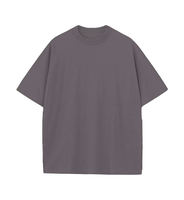 T-shirt Homme Personnalisé en Coton Lourd 230 g/m² 100 % Coton Uni, Style Oversize, Impression Sérigraphique, Vente en Gros
