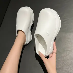 Women Best Cook Kitchen Safety Chef Clogs Shoes Cheap Price Eva Eco-Friendly Anti Slip Oil Proof